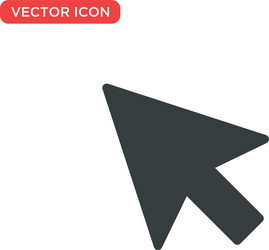 pointer cursor icon design vector image