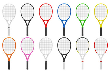 Blue tennis rackets seamless pattern Royalty Free Vector