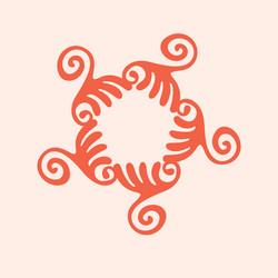 peach fuzz botanical texture motif vector image