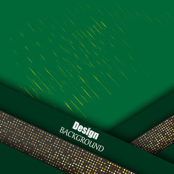 Abstract green geometric lines background design Vector Image