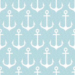 seamless pattern with anchors vector image