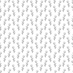 seamless pattern with flower abstract vector image