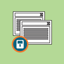 security system design vector image