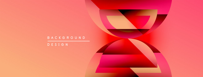 abstract geometric design gradient background vector image