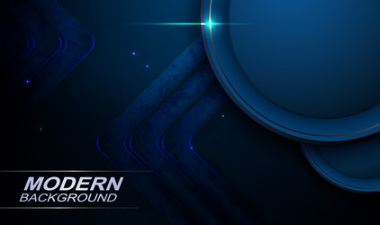 blue design with round frames a thin edging vector image