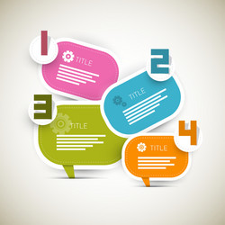 progress steps for tutorial infographics vector image