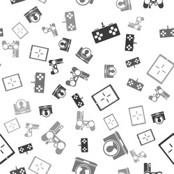 set gamepad create account screen tablet vector image
