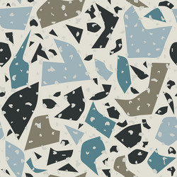 terrazzo colorful seamless pattern abstract repeat vector image