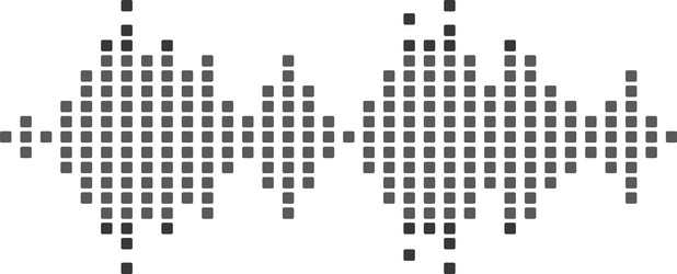 abstract music wave creating a dynamic tune vector image