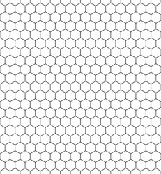 Hexagonal Net Pattern vector image