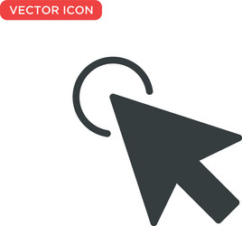 pointer cursor icon design vector image
