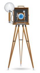 Retro cinema camera Royalty Free Vector Image - VectorStock