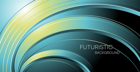 abstract background with dynamic curved lines vector image