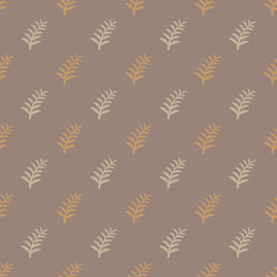 pattern tree branches on brown background twig vector image