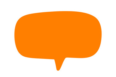 chat speech bubble message text cloud shape vector image
