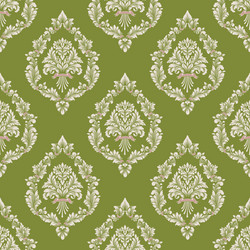 Damask seamless pattern background vector