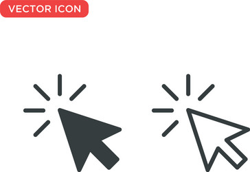 pointer cursor icon design vector image