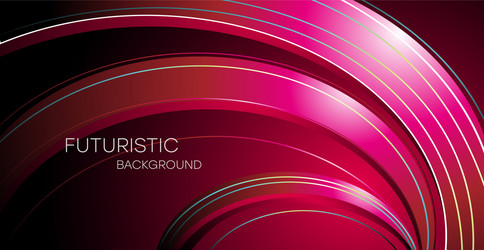 abstract background with dynamic curved lines vector image