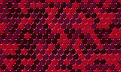 seamless spotted pattern with abstract round vector image