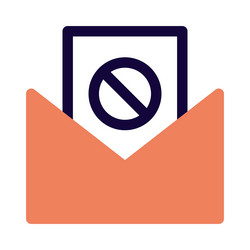 spam message used for multiple cyber attacks vector image