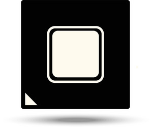 computer chip electronic microprocessor vector image