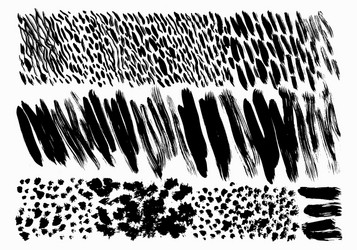 Hand drawn ink texture vector