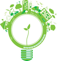 Ecology concept Royalty Free Vector Image - VectorStock