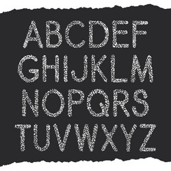 Set of victorian style alphabet letters font Vector Image