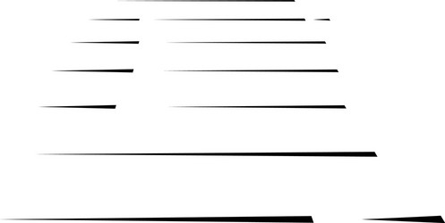 irregular lines in 3d perspective segments vector image