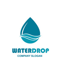 water drop icon vector