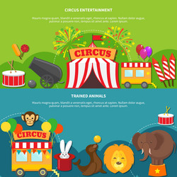 Circus frame Royalty Free Vector Image - VectorStock