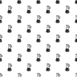 Double flask pattern seamless vector