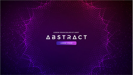 Futuristic Particle Flow Background vector image