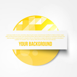 abstract circles template object web vector image