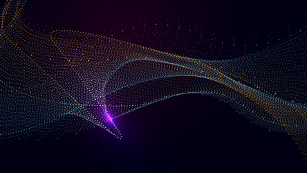 abstract technology background particle mist vector image