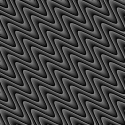 design seamless monochrome zigzag wave pattern vector image