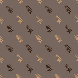 pattern tree branches on brown background twig vector