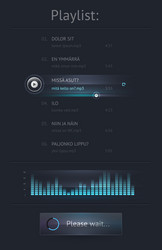 UI Element Collection - Web Interface vector image
