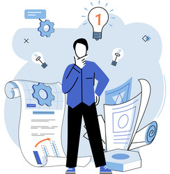 solution solving problem answer to question vector image
