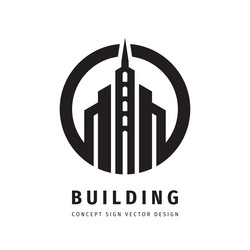 Building construction real estate concept logo vector