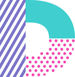 Letter d logo icon design Royalty Free Vector Image