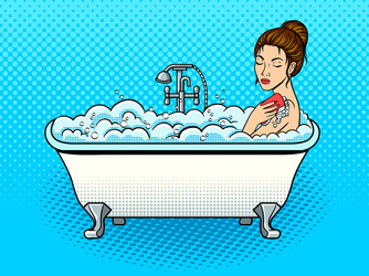 Girl Take a Bath Vector Images (over 890)