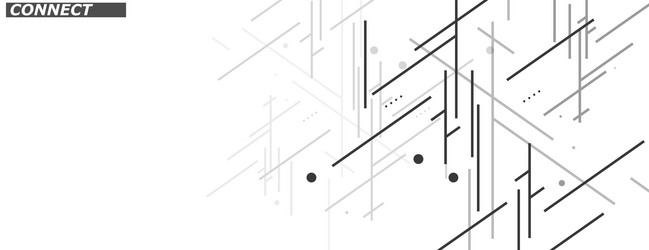 Minimal dynamic design connection lines vector