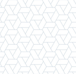 Seamless Linear Hexagon Pattern vector image