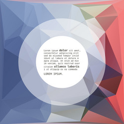 geometric triangular abstract background vector image