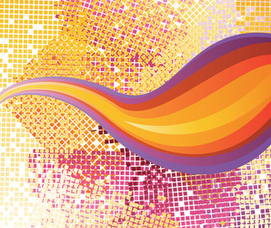 Abstract rainbow arrow banner Royalty Free Vector Image