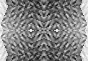 repeatable and tileable grid mesh zig-zag vector image