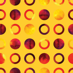 geometric abstract watercolor pattern vector image
