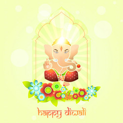 indian god ganesh Vector Image