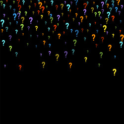 question marks quiz doubt poll query public vector image